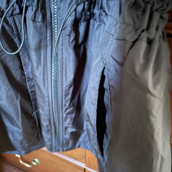 NWT • APANA Brand • Black Women's Hooded Jacket w Thumb Holes • Activewear - Picture 6 of 16